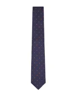 Hugo Boss Silk Jacquard Tie In Blue