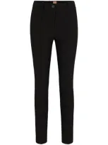 Hugo Boss Slim-fit Trousers In Black