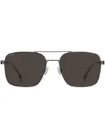 Hugo Boss Square-frame Sunglasses In Brown