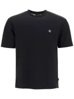 Hugo Boss T-shirt With Double Monogram Patch In Black