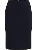 Hugo Boss Vileah Pencil Skirt In Dark Blue