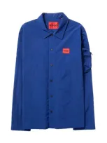 Hugo Buttoned Long In Blue