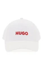 Hugo Cappello Baseball Jude Con Logo Ricamato In White