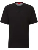 Hugo Daktai Logo-print T-shirt In Black