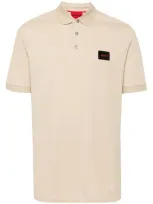 Hugo Dereso Polo Shirt In Nude