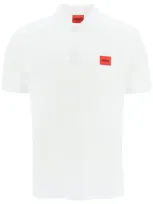 Hugo Dereso Slim Fit Polo Shirt In White