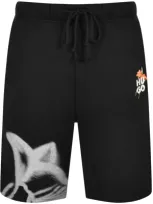 Hugo Diflowos Jersey Shorts Black