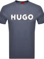 Hugo Dulivio Crew Neck T Shirt Blue