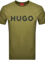 Hugo Dulivio Crew Neck T Shirt Green