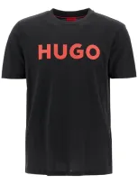 Hugo Dulivio Crew Neck Short Sleeve T Shirt Black