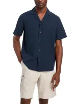 Hugo Short Sleeved Ellino Shirt Navy