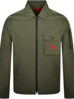 Hugo Emmond Overshirt Jacket Green