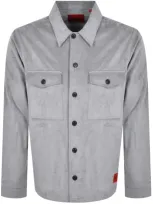 Hugo Erato Overshirt Jacket Grey