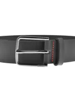 Hugo Gerik Leather Belt Black