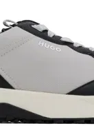 Hugo Gray Mixed-material Sneakers In 060-open Grey