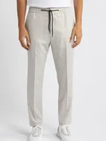 Hugo Howard Drawstring Pants In Light Grey