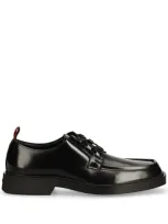 Hugo Leather Derby Shoes In Black