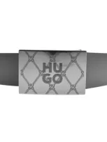 Hugo Logo Gary Belt Black