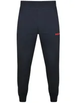 Hugo Lounge Linked Jogging Bottoms Blue