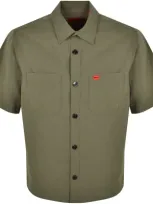 Hugo Short Sleeved Eratino Shirt Green