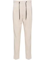 Hugo Teagan242x Tapered Trousers In Neutrals