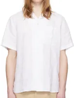 Hugo White Relaxed-fit Shirt In 199-open White