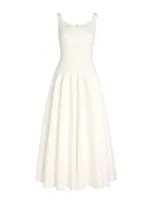 Huishan Zhang Pleated Darla Dress In White