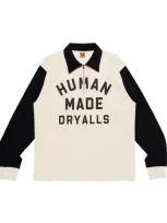 Human Made Kids' Zip-up L/s T-shirt In Black