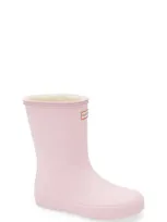 Hunter First Classic Waterproof Rain Boot In Azalea Pink