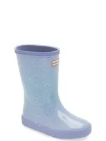 Hunter Unisex Kids First Giant Glitter Rain Boots - Toddler, Little Kid In Medium Purple