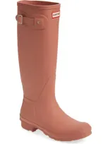 Hunter Original Tall Rain Boot In Brown