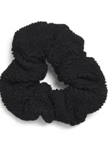 Hunza G Crinkle Scrunchie In Black