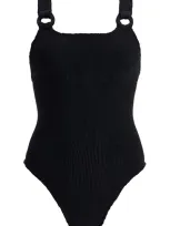 Hunza G . Full Body Domino Swimsuit In Black