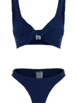 Hunza G Juno Bikini Set In Blue