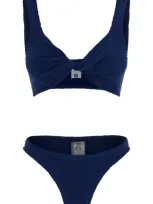 Hunza G Juno Bikini Set In Navy