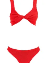 Hunza G Juno Bikini Set In Red