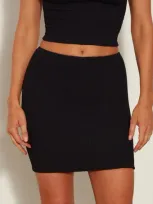 Hunza G Mini Skirt In Black