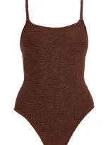 Hunza G Costume Intero Bette In Brown