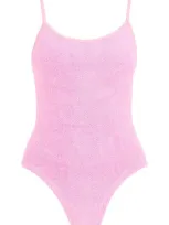 Hunza G Petra One-piece Swims In Pink