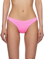 Hunza G Pink Gigi Bikini In Bubblegum