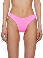 Hunza G Pink Tina Bikini In Bubblegum