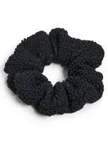 Hunza G T Crinkle Black Scrunchie Black