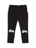 Huxbaby Girls' Shooting Star Leggings - Baby, Little Kid In Black