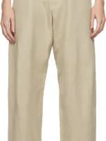 Hyein Seo Beige Bent Trousers