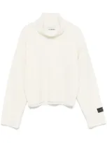 Iceberg Bouclé-construction Sweater In 白色