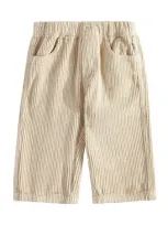 Il Gufo Baby Cotton-blend Pants In Beige