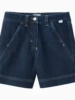 Il Gufo Kids' Blue Denim Bermuda Shorts