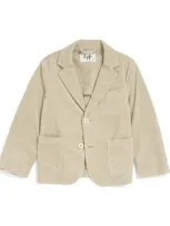 Il Gufo Kids' Corduroy Blazer In Beige