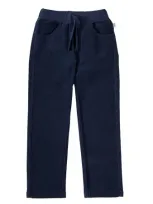 Il Gufo Kids' Cotton Corduroy Straight Pants In Blue