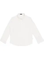 Il Gufo Kids' Cotton Piqué Shirt (3-12 Years) In White